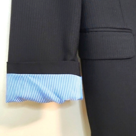 🔥ABSOLUTE FINAL💲⬇️Joseph Abboud Boys Black Wool Blend Dress Suit, Size 10~EUC - Picture 7 of 15